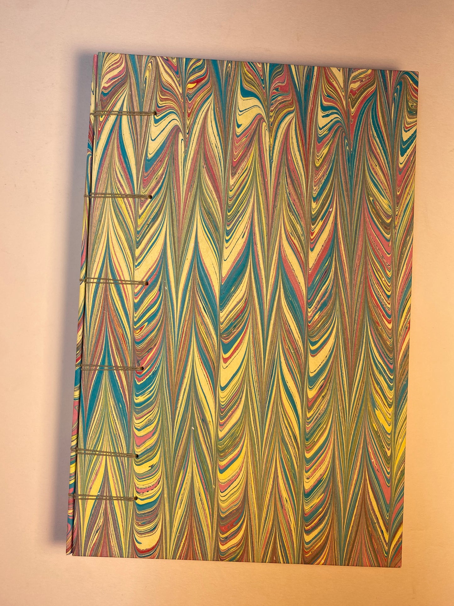 5" x 9" Marbled Criss-cross Binding