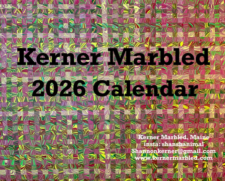 2026 Kerner Marbled Calendar