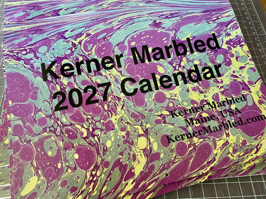 2027 Kerner Marbled Calendar