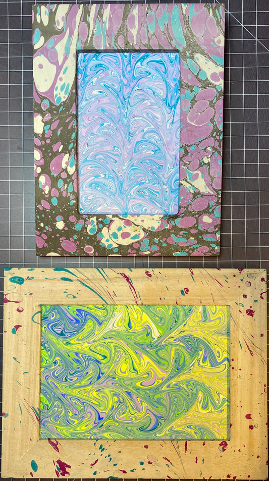Marbled Wooden Frames (no weave)